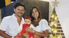 Así fue la primera Navidad de Korina Rivadeneira y Mario Hart con Lara 