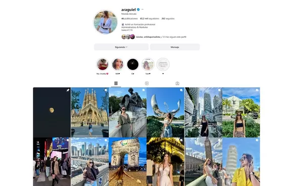 Mariela Arévalo, prometida de Miguel Trauco, muestra su perfil de Instagram sin fotos junto al futbolista de Alianza Lima