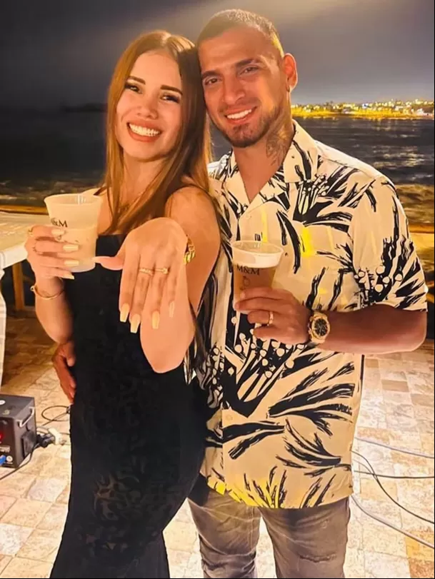 Mariela Arévalo se comprometió con Miguel Trauco en abril de 2025 / Instagram