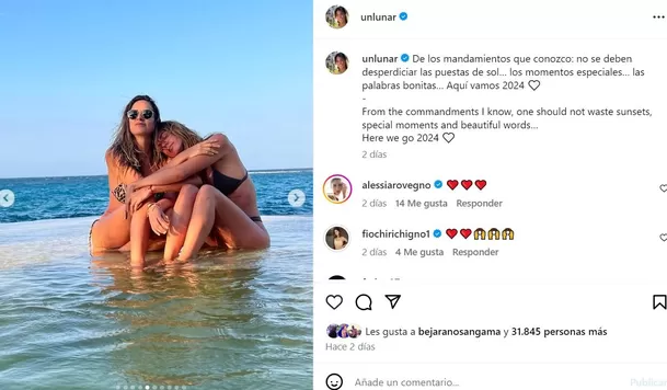 Stephanie Cayo con sus amigas en Año Nuevo / Instagram