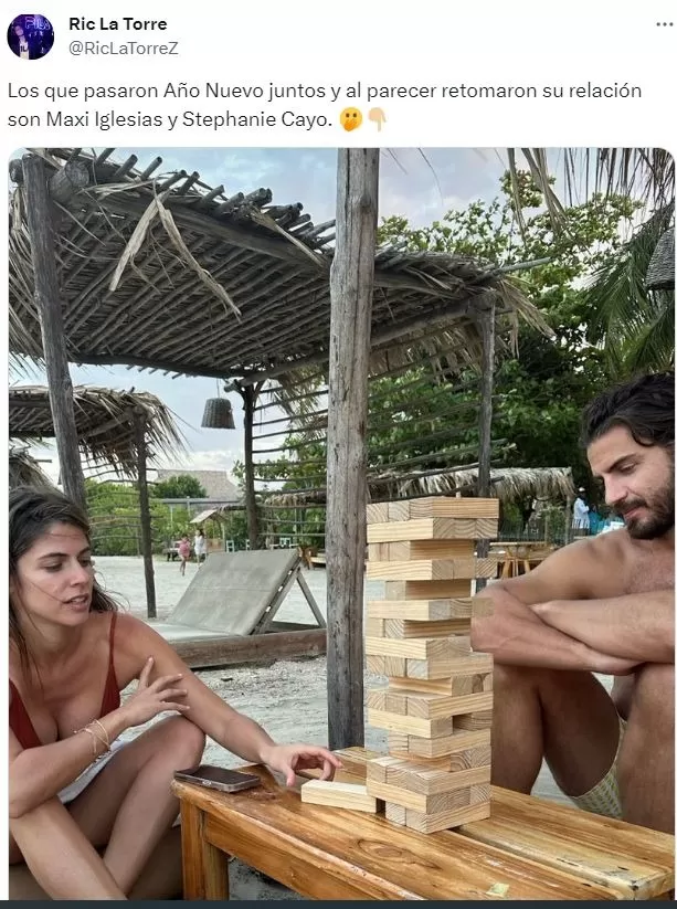 Prueba de la reconciliación de Stephanie Cayo y Maxi Iglesias / Instagram