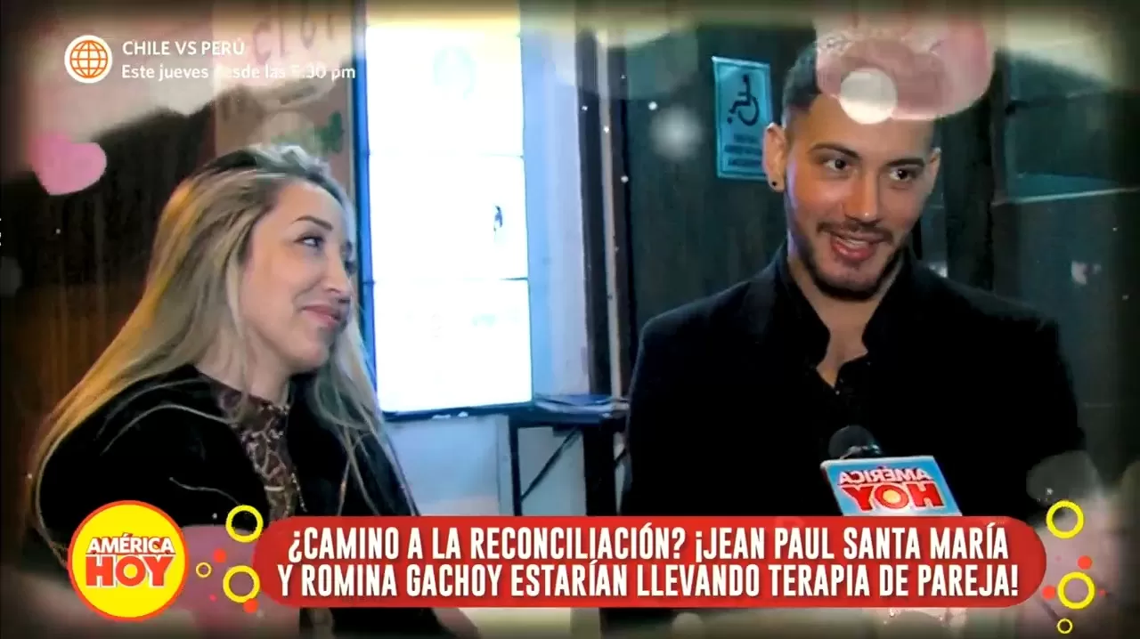 Jean Paul Santa María invitó a cenar a Romina Gachoy / Fuente: América Hoy