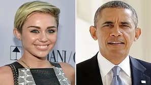 Miley y Barack. Foto: Difusión