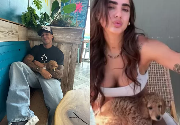 La foto de Hugo García con la presunta mascota de Isabella Ladera viene dando qué hablar / Instagram La foto de Hugo García con la presunta mascota de Isabella Ladera viene dando qué hablar / Instagram