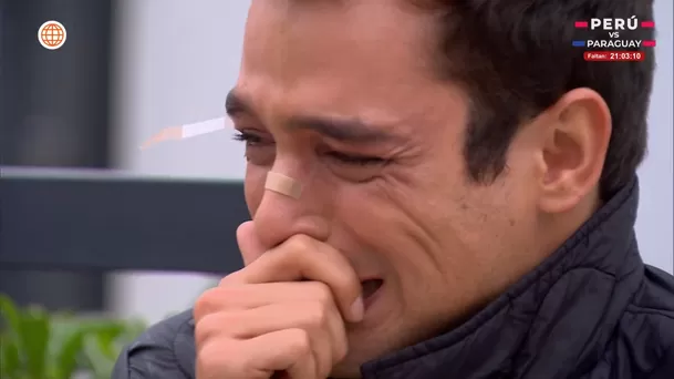 Cristóbal lloró desconsoladamente porque July terminó con él / América Tv