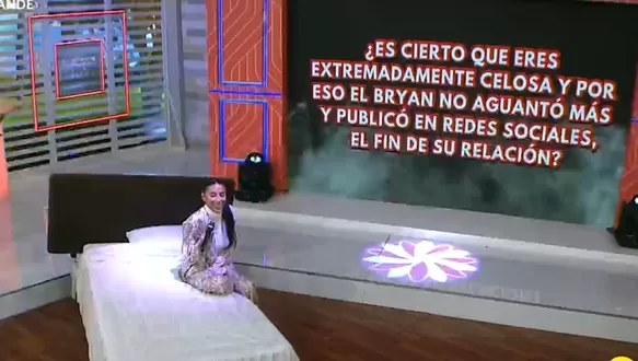 Brunella Horna le formuló la siguiente pregunta en la secuencia 'El exorcismo' con samahara Lobatón/ Foto: América Hoy