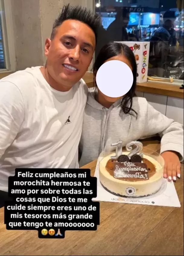 Christian Cueva se reunió con su hija mayor por su cumpleaños / IG: @cueva10oficial Christian Cueva se reunió con su hija mayor por su cumpleaños / IG: @cueva10oficial