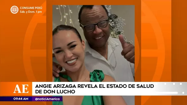 Angie Arizaga y su papá en Navidad / Instagram Angie Arizaga y su papá en Navidad / Instagram