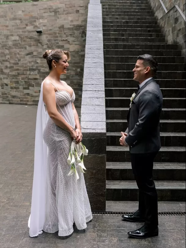 Christian Domínguez y Karla Tarazona se convirtieron en esposos este martes 2 de junio / IG @joselaraweddings Christian Domínguez y Karla Tarazona se convirtieron en esposos este martes 2 de junio / IG @joselaraweddings