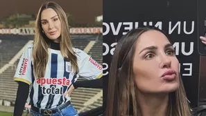 Ana Paula Consorte lució su nueva nariz durante el debut de Paolo Guerrero/Fotos: Instagram/Video: América Hoy