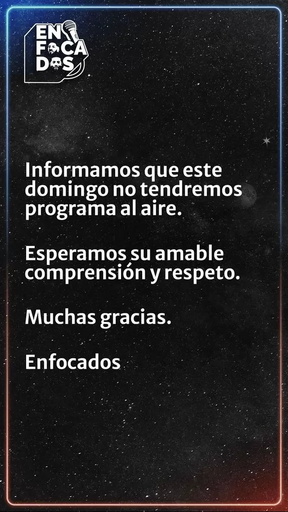 Comunicado de Jefferson Farfán y Roberto Guizasola sobre 'Enfocados'/Foto: Instagram