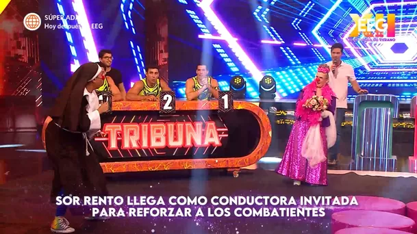 Sor Rento y Queca juntas en EEG por primera vez. Fuente: AméricaTV Sor Rento y Queca juntas en EEG por primera vez. Fuente: AméricaTV