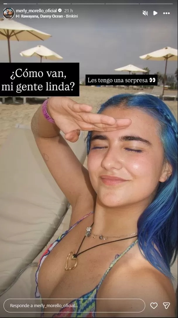 Merly Morello mostró su radical cambio de look y confirmó que actuará en el Teatro Británico. Foto: Instagram