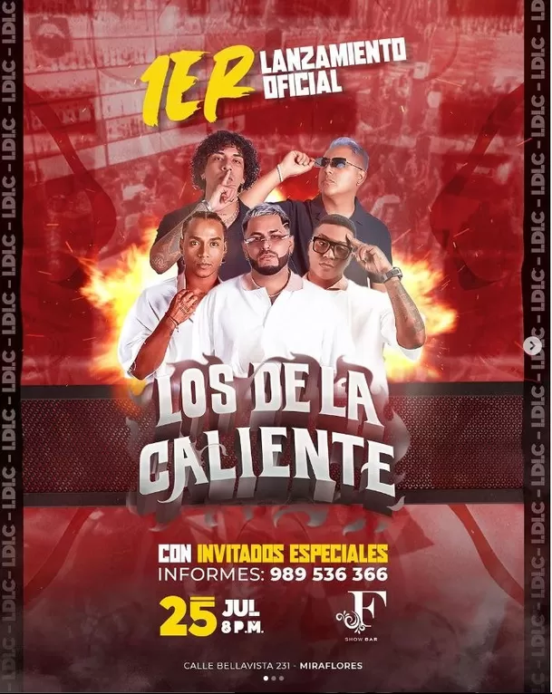 Bryan Torres es vocalista de una nueva orquesta de salsa que se lanzará en breve / Foto: IG Los de la caliente Bryan Torres es vocalista de una nueva orquesta de salsa que se lanzará en breve / Foto: IG Los de la caliente