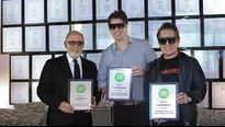 Los Rabanes recibieron premio de Spotify