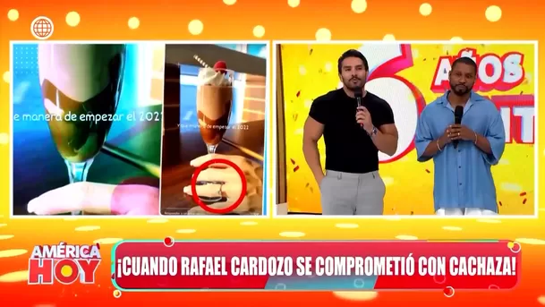 Rafael Cardozo dejó en shock a todos al revelar que cuando le pidió matrimonio a Cachaza, su relación estaba en crisis / Captura 