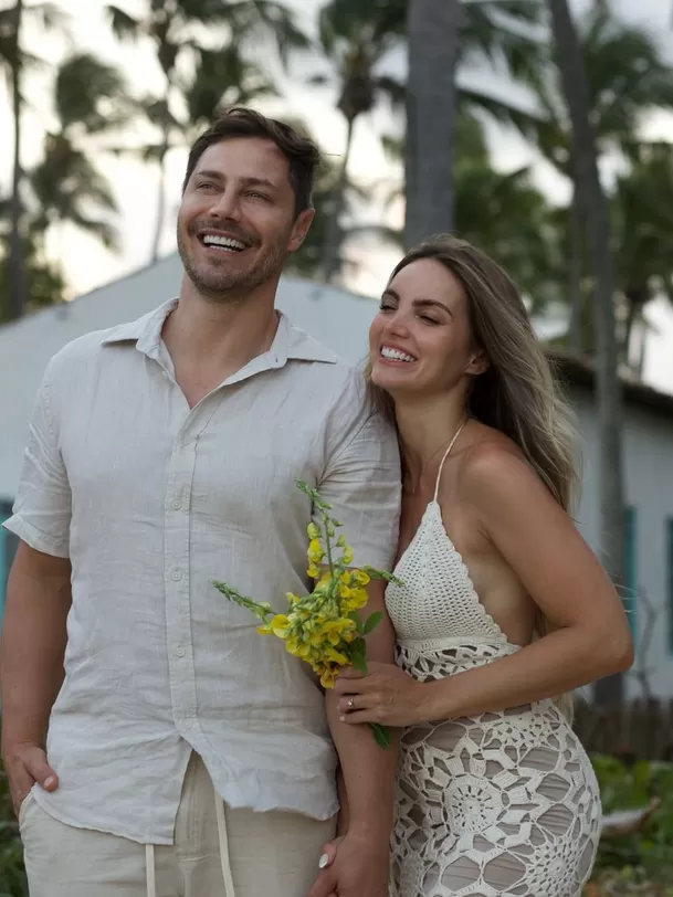 Cachaza y André Bankoff se comprometieron en Brasil / Instagram