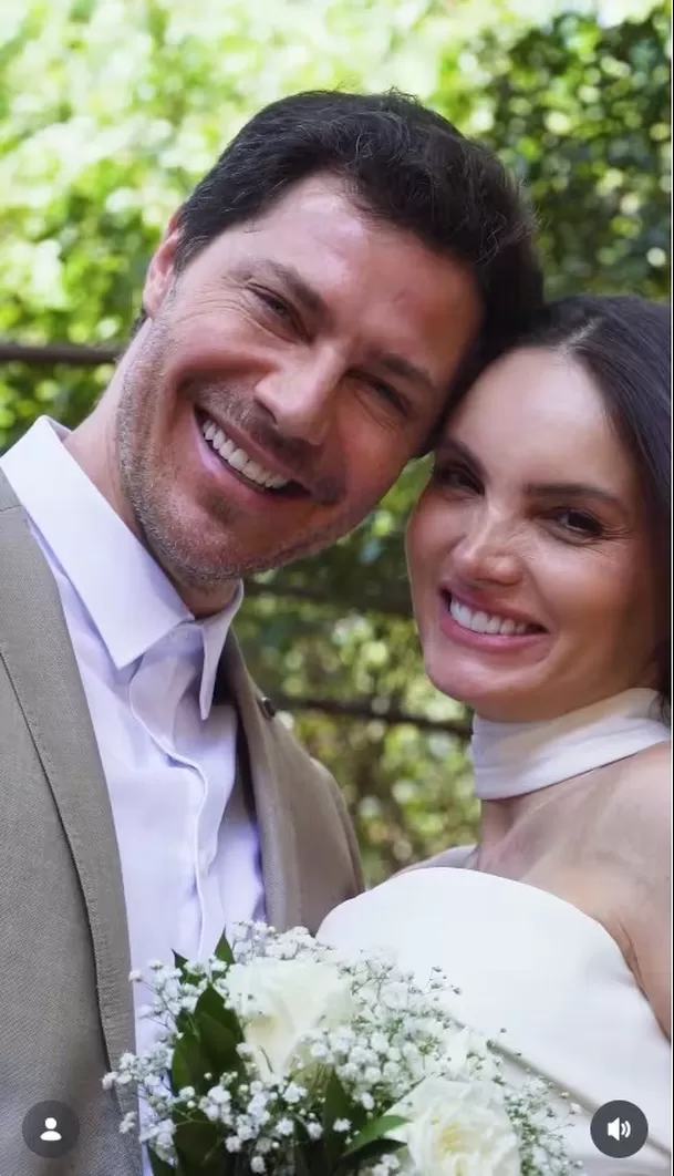 Carol Reali y André Bankoff se casaron / IG: carolreali Carol Reali y André Bankoff se casaron / IG: carolreali