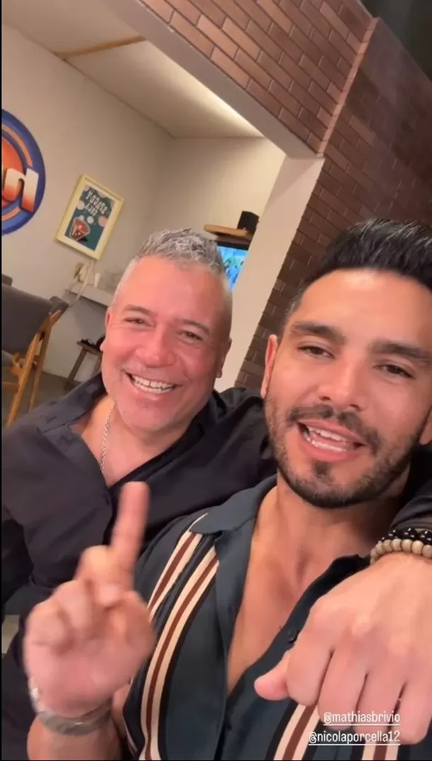 Rafael Cardozo y Mathía Brivio, juntos en México/Foto: Instagram