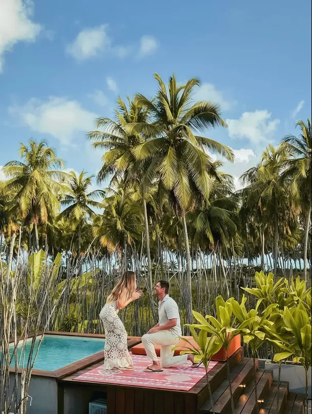 André Bankoff le propuso matrimonio a Cachaza y la influencer aceptó / Instagram