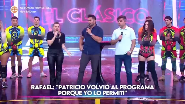 Rafael Cardozo aseguró que Patricio Parodi regresó a EEG gracias a él. Fuente: AméricaTV