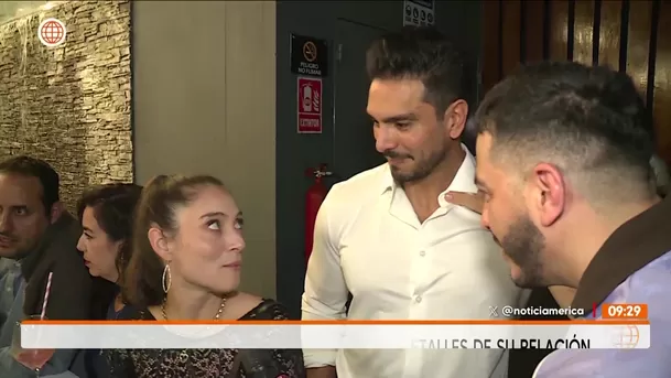 Rafael Cardozo y Evelyn Junco juntos para América Espectáculos / Captura