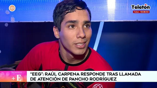 Raúl Carpena respondió a Pancho Rodríguez y defendió su entrega en el programa de competencia. Foto: América TV
