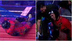 Raúl Carpena sufrió lesion en plena competencia. Fuente: AméricaTV