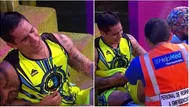 Raúl Carpena lloró al ver cómo le acomodaban el dedo tras lesión