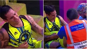 Raúl Carpena lloró de dolor cuando le acomodaron el dedo tras terrible lesión / AméricaTV