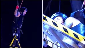  Raúl Carpena lloró de pánico tras cumplir reto de altura. Fuente: AméricaTV