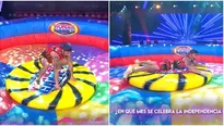 Raúl Carpena sufrió durante juego giratorio. Fuente: AméricaTV