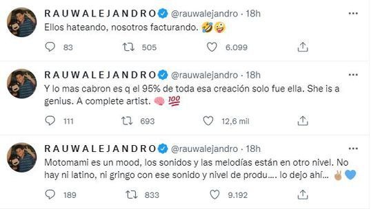 Rauw Alejandro defendió a Rosalía tras críticas por su nuevo disco: “Es una artista completa”