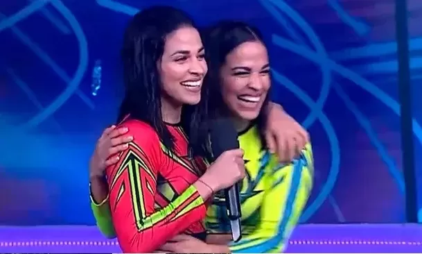 Raysa y Sirena Ortiz en EEG / AméricaTV Raysa y Sirena Ortiz en EEG / AméricaTV