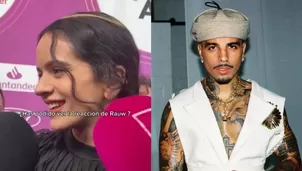 La reacción de Rosalía cuando le mencionan a Rauw Alejandro / América Espectáculos