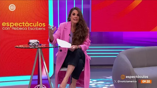 Rebeca Escribens aseguró que no tiene nada personal contra Said Palao. Foto: América TV