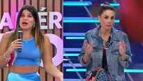 Rebeca Escribens y Macarena Vélez. Foto y video: América TV
