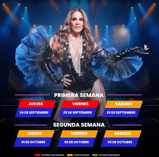 Rebeca Escribens tiene cinco funciones más de 'No soy una señora' / IG: @dona_rebe Rebeca Escribens tiene cinco funciones más de 'No soy una señora' / IG: @dona_rebe