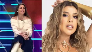 Rebeca Escribens no fue ajena al lanzamiento de Yahaira Plasencia. Video: América TV