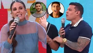 Rebeca Escribens “calló” a Domínguez por opinar sobre ampay de Mario Irivarren y Said Palao / América Hoy