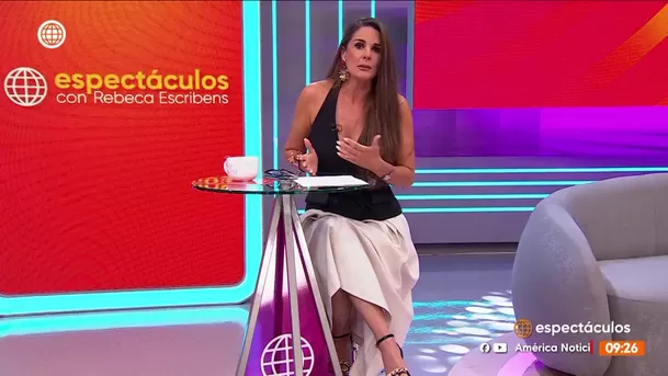 Rebeca Escribens no dudó en responderle a Facundo González. Foto: América TV