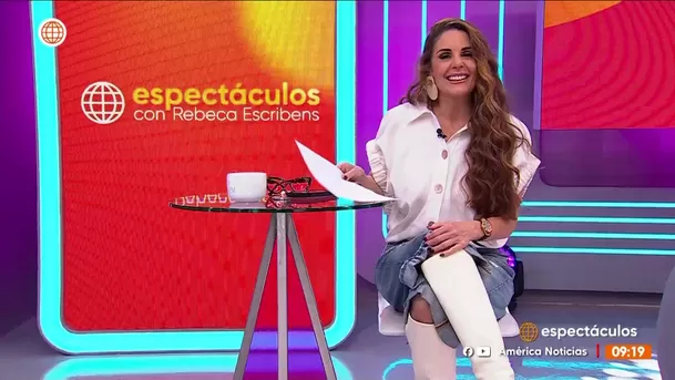Rebeca Escribens no pudo con su genio y volvió a "lapidar" a Christian Domínguez / Captura / América TV
