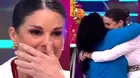 Rebeca Escribens llora de emoción por sorpresa de Eva Ayllón