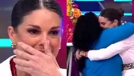 Rebeca Escribens llora de emoción por sorpresa de Eva Ayllón