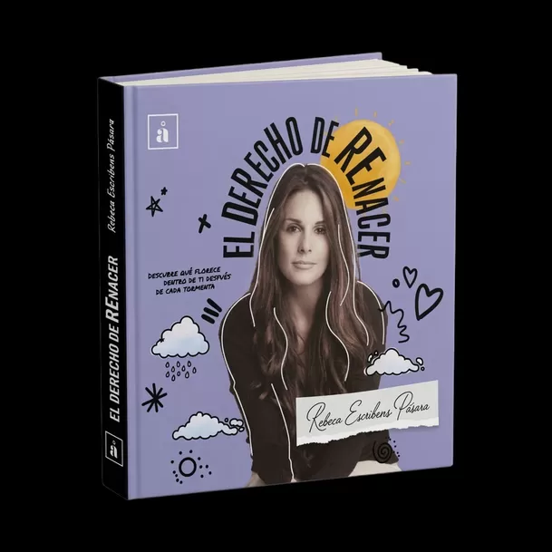 Rebeca Escribens lanzó su libro 'El derecho de renacer' / IG: @dona_rebe Rebeca Escribens lanzó su libro 'El derecho de renacer' / IG: @dona_rebe