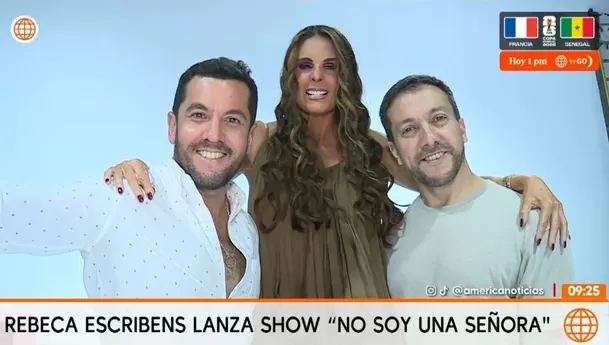 El show de Reebca Escribens es dirigido por Raúl Zuazo y Renato Bonifaz / América Espectáculos El show de Reebca Escribens es dirigido por Raúl Zuazo y Renato Bonifaz / América Espectáculos