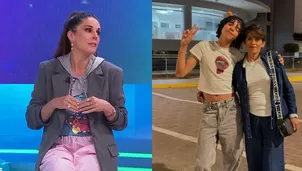 Rebeca Escribens vivió un emotivo momento durante la emisión de ‘Más Espectáculos’ al referirse a Candela, la abuelita de Valentino Palacios. Video: América TV