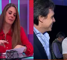 Rebeca Escribens se conmovió al escuchar las declaraciones de su esposo y su hijo / América Espectáculos