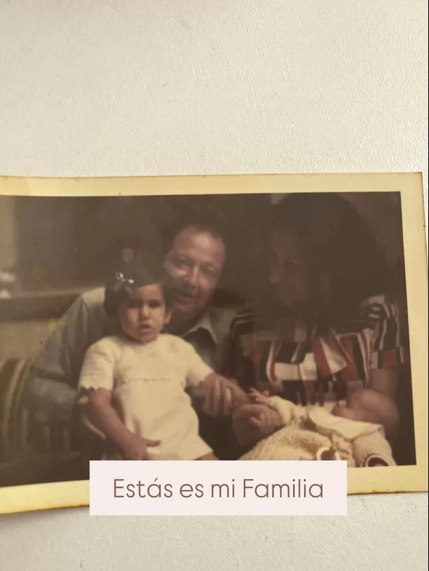 Daniela Sarfati present a su familia al revelar que fue adoptada / Instagram