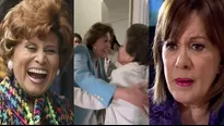 La actriz Yvonne Frayssinet se emocionó al ver a su gran compañera y amiga Irma Maury / América Televisión